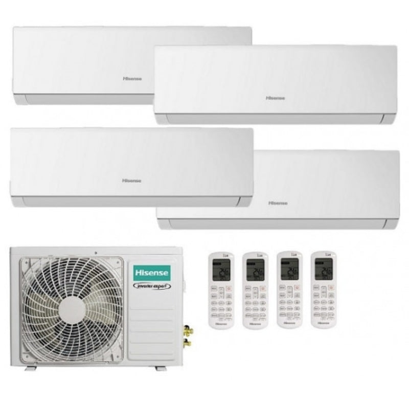 Aire Acondicionado Multi Split Hisense R32 Wifi Inverter 9.000x2 +12.000 +18.000 Btu (UE 36.000 BTU)