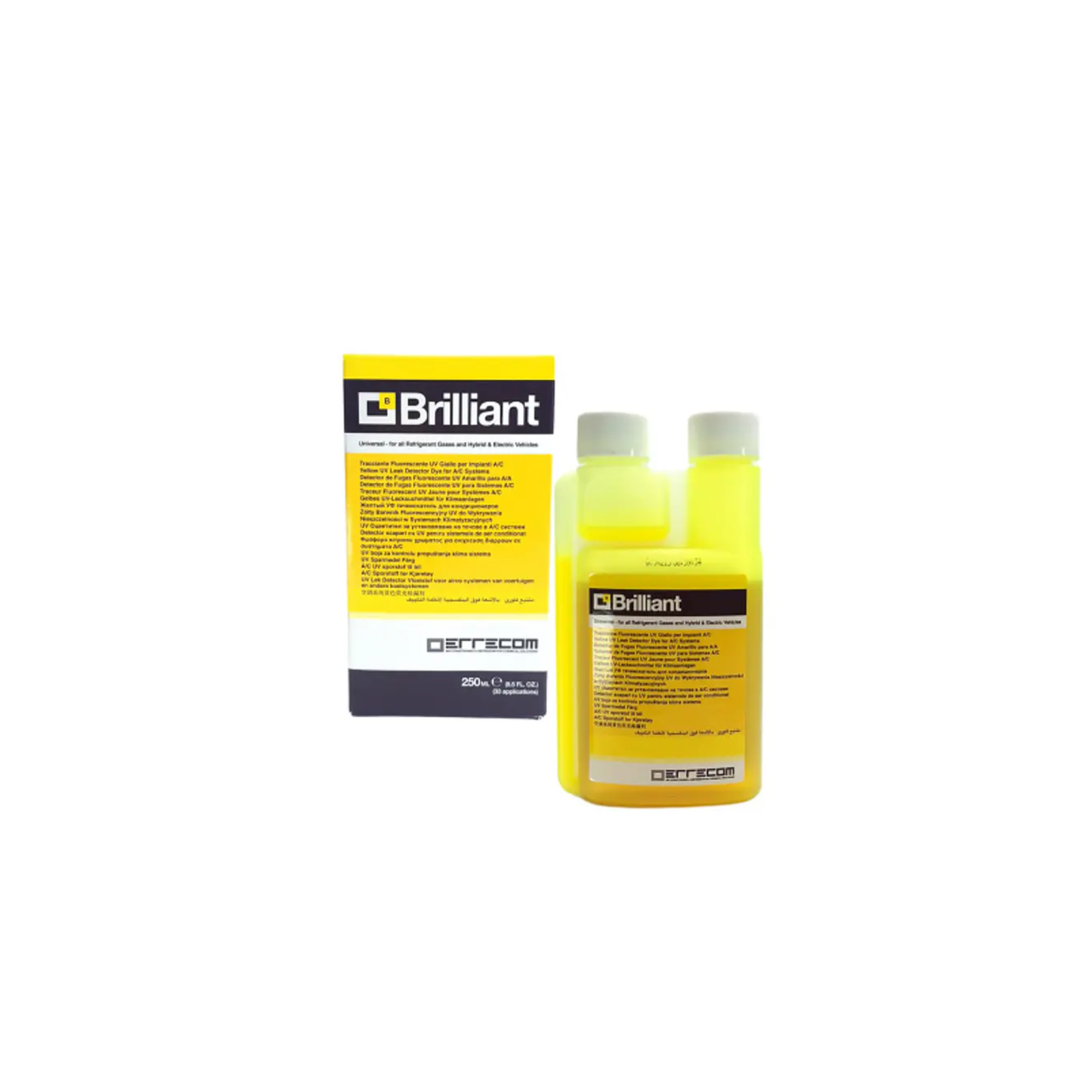 Tinte Detector De Fugas UV Brillant 8 OZ Para A/C