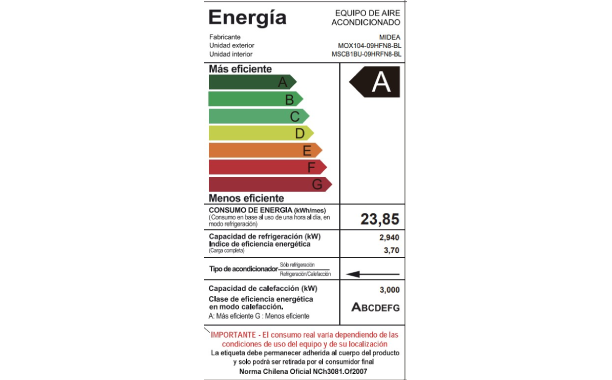 Aire Acondicionado Hisense Inverter 9.000 Btu R32 HI VIDA