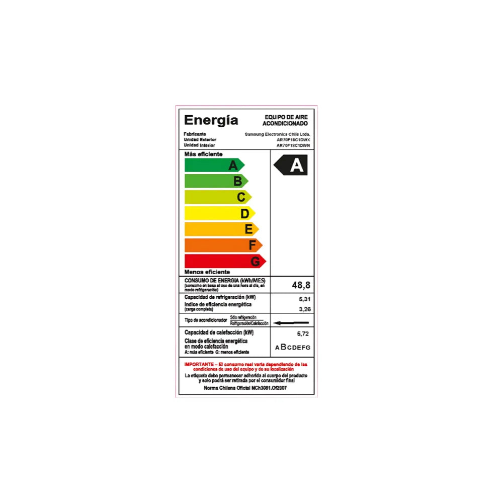 Aire Acondicionado Split Muro Windfree Inverter 18000btu