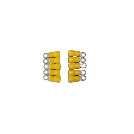 Terminal Redondo Amarrillo Diámetro 4 Mm Pack 10 und