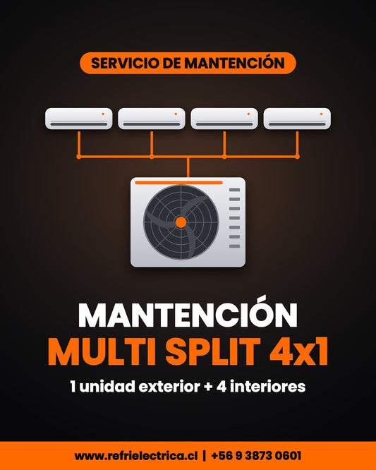 Mantención Aire Acondicionado Multi Split 4x1