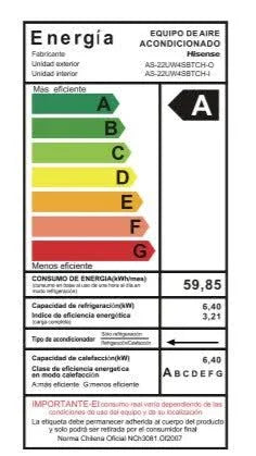 Aire Acondicionado Hisense Inverter 22.000 Btu R32 HI VIDA
