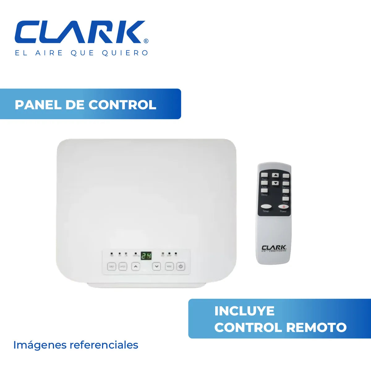 Aire Acondicionado Portatil Clark 12000btu