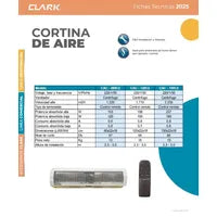 Cortina de Aire Clark Solo Frio 150CM 220V